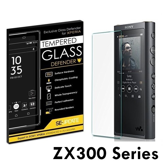 ฟิล์มกระจก  【SE-Update 】Tempered Glass Defender สำหรับ Walkman NW-ZX300