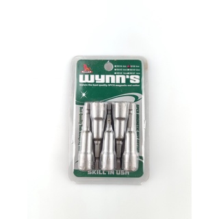 ดอกบ็อก บล็อกยิงหลังคา มีแม่เหล็ก 5ตัว/ชุด มี 2 ขนาด 8mm,10mm W0619B,W0619C Wynn’s