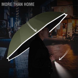 More Than Home ร่มกันฝน และกันแดด เสริมกระดูกอัตโนมัติ 10 ชิ้น สําหรับเดินทาง