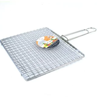 ตะแกรงสแตนเลส ตะแกรงปิ้งย่าง ขนาด 30 หรือ 33 ซม. รุ่น Fish-seafood-griller-grill-00A-TC