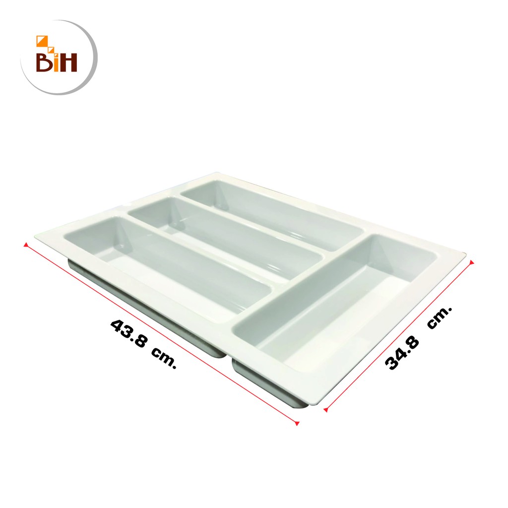 BIHถาดวางช้อนขนาดกว้าง34.8cmลึก43.8cmสูง5cm.สำหรับลิ้นชักกว้าง30ลึก39cm.อัน