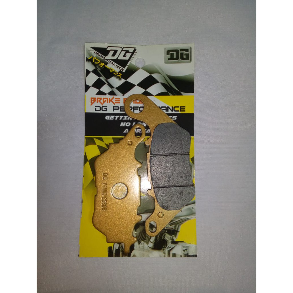 ผ้าเบรค DG Performance GOLD YAMAHA REAR R25 Y1WD25806