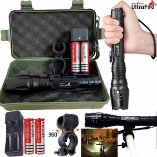 T6 LED Flashlight Ultra Bright 18650 Portable Working Light Mini Flashlight