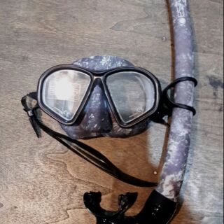 PSI CAMO Mask Snorkel SCUBA DIVING