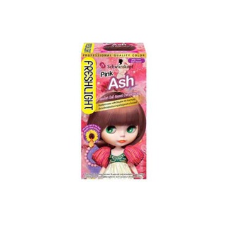 Schwarzkopf Freshlight Milky Color PINK ASH ครีมเปลี่ยนสีผม สีน้ำตาลเทาชมพู 1 กล่อง