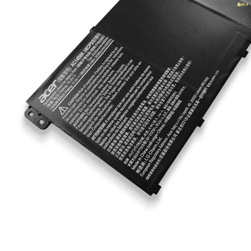 ❦✠ต้นฉบับ Acer Aspire V3-371 111P AC14B8K AN515 SF314-52 แบตเตอรี่โน๊ตบุ๊ค