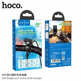 Hoco Z45 ที่ชาร์จโทรศัพท์ มอเตอร์ไซค์ Motorcycle USB Charger 2.4A อุปกรณ์ต่อพ่วงแบตเตอรี่มอเตอร์ไซค์ ของแท้100%