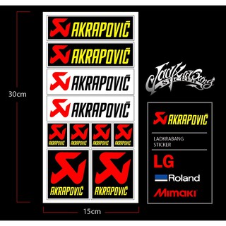 โลโก้แต่งรถ AKRAPOVIC