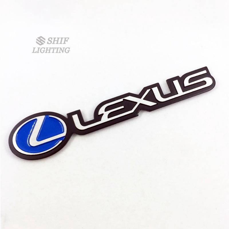 1 x Metal Lexus Logo Car Auto Side Rear Trunk Lid Emblem Badge Sticker Decal