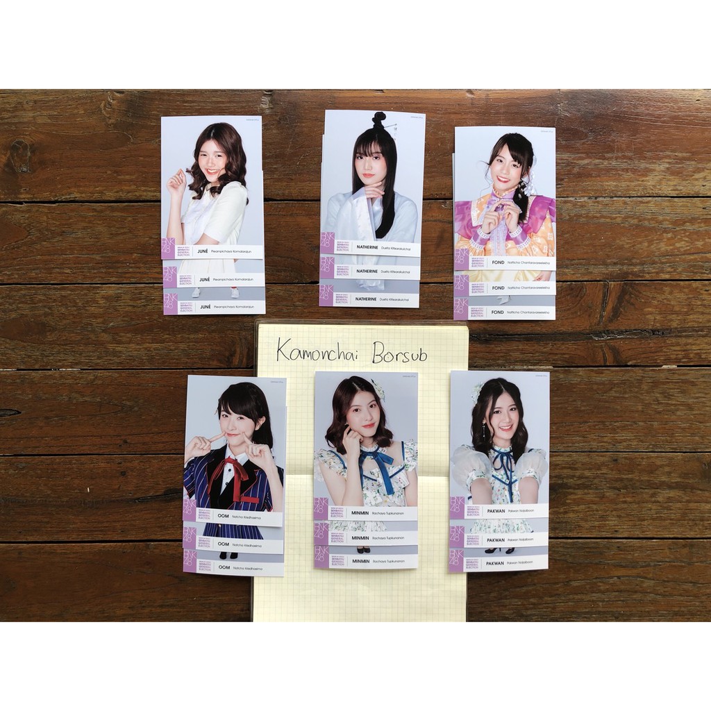(June,Natherine,Fond,Oom,Minmin,Pakwan) BNK48 รูปเซ็ตเลือกตั้ง (General Senbatsu Election)