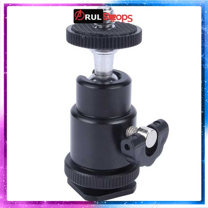 TaffSTUDIO Hot Shoe 1/4 หัวบอลกล้อง - QM3621