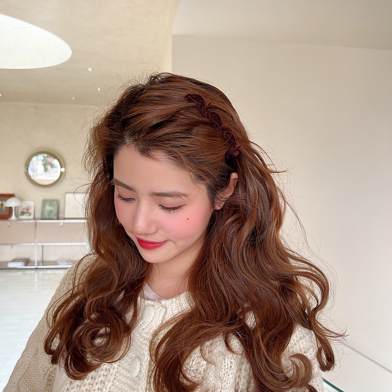 กิ๊บติดผมหน้าม้า แบบถัก แฟชั่นเกาหลี เรียบง่าย เครื่องประดับผม - รูปที่ 6