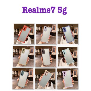 🔥🔥🔥พร้​อมส่งใน🇹🇭🔥🔥🔥(9สี)เคสขอบนิ่มหลังแข็งขุ่นคลุมกล้องรุ่นใหม่ล่าสุด For Realme7 5G