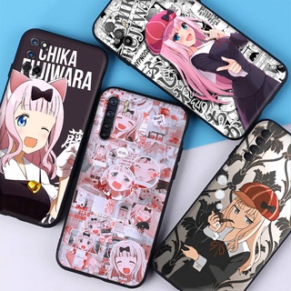 เคสโทรศัพท์มือถือ ซิลิโคน ลายการ์ตูนผู้หญิง Fujiwara Chika สําหรับ OPPO Realme C35 C21 C20 C17 C15 C12 C11 C3 C2 8 Pro LK18