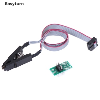 Easyturn Soic8 Sop8 ชิปบอร์ดทดสอบชิปแฟลช bios 24 25 93 ET