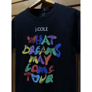 เสื้อยืดวงโลหะ เสื้อวง J.COLE WHAT DREAMS MAY COME TOUR Size S