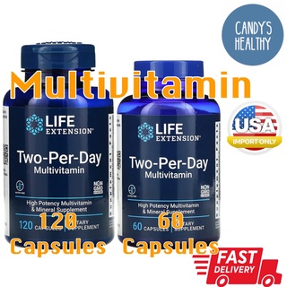 Multivitamin Life Extension Two Per Day 60, 120 Capsule วิตามินรวม Multivitamin ช่วยบำรุงผิวพรรณ และสุขภาพโดยรวม