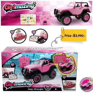 Jada Toys GIRLMAZING Big Foot Jeep R/C Vehicle (1:16 Scale), Pink