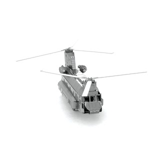 ★ พร้อมส่ง ★ ตัวต่อเหล็ก 3 มิติ CH-47 Chinook 3D Metal Model