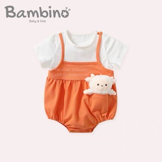 Bambino ชุดบอดี้สูทเด็กทารกผู้หญิง ชุดจั๊มสูทเด็กทารกผู้หญิง ชุดเด็กอ่อน ชุดเด็กแรกเกิด  Baby Bodysuits Jumpsuits