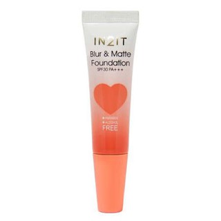 🔥ล้างสต็อก🔥(หมดอายุ 08/10/2022) IN2IT Blur &amp; Matte Foundation SPF30 PA+++ 15g. อินทูอิท เบลอ แอนด์ แมทต์ ฟาวเดชั่น รองพื