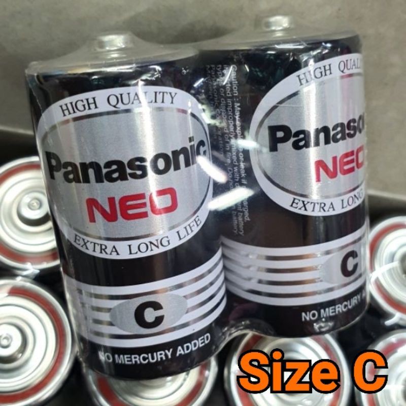 (ไซต์ [ C.ซี ] / 4 ก้อน ) ถ่าน Panasonic NEO ไซต์ C (1.5V)