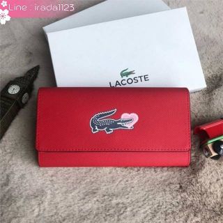 Lacoste Womens Croc Heart Wallet ของแท้ ราคาถูก