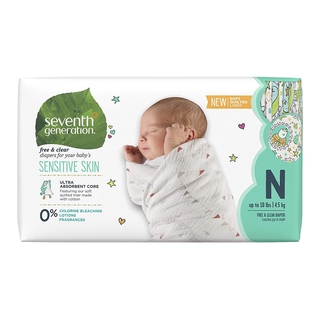 Seventh Generation : SVGAMZ001* ผ้าอ้อมเด็กสำเร็จรูป Baby Diapers, 36 pcs