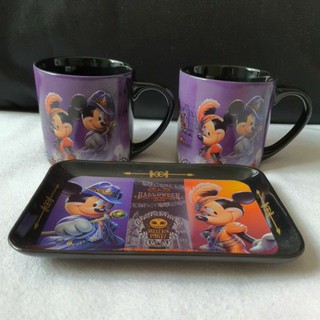 ชุดแก้ว มิกกี้เม้าท์ โดนัลดัก mickey mouse donale duck mug set halloween 2014 Tokyo Disney ของลิขสิทธ์แท้ แก้วขนาดเล็ก