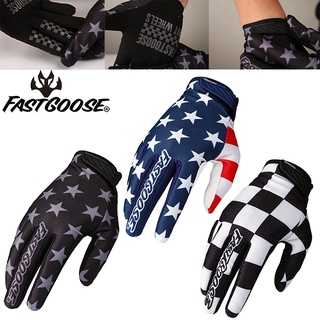 มาใหม่ ถุงมือแข่งรถ FastGoose สําหรับ Mtb Motocross กีฬากลางแจ้ง หน้าจอสัมผัส ขนาด S-XL 2022