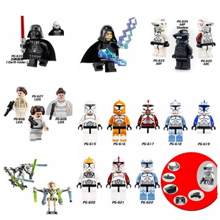 บล็อกตัวต่อโมเดล Star model Wars Troopers Leia Darth Vader PG ขนาดเล็ก ของเล่นสําหรับเด็ก