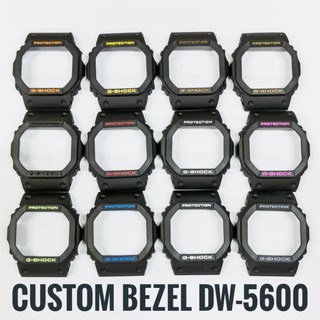 กรอบปรับแต่ง DW-5600 GW-B5600 สีดํา ฟรีเครื่องมือ