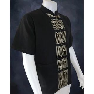 เสื้อผ้าเมือง คอจีน กระดุมกะลา เดินเชือก แขนสั้น