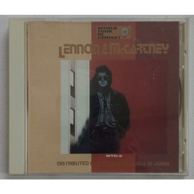ซีดีเพลง JOHN LENNON &amp; PAUL McCARTNEY World Tour in Concert (Live/Concert) *RARE* CD Music