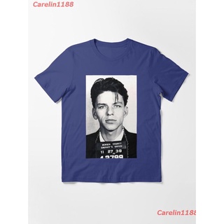 ราคาระเบิด2022 Frank Sinatra Mugshot Essential T-Shirt เสื้อยืด ดพิมพ์ลาย ดผ้าเด้ง คอกลม cotton แฟชั่น discount UnisexS-