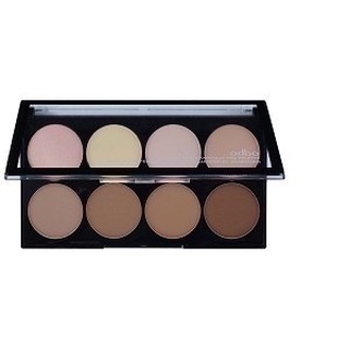 Odbo Highlight &amp; Contour Palette #OD138 : โอดีบีโอ ไฮไลท์ แอนด์ คอนทัวร์ โปร พาเลท x 1 ชิ้น @beautybakery