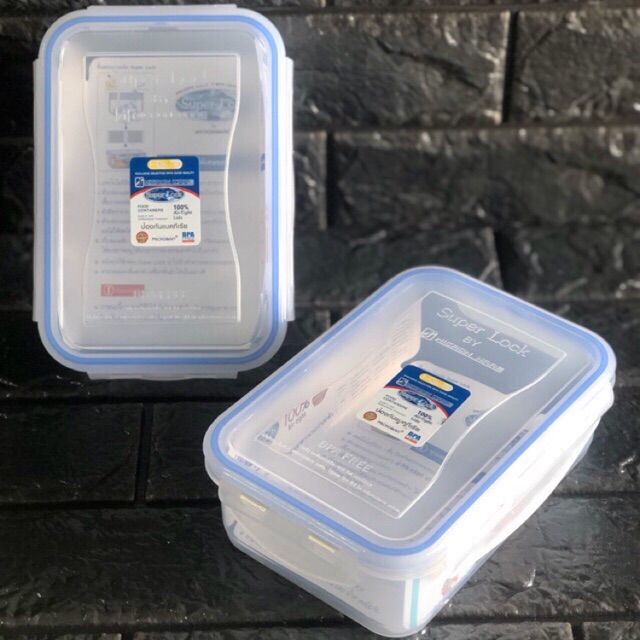 กล่องอาหาร กล่องข้าว กล่องถนอมอาหาร Superlock ขนาด 890ml (6115)