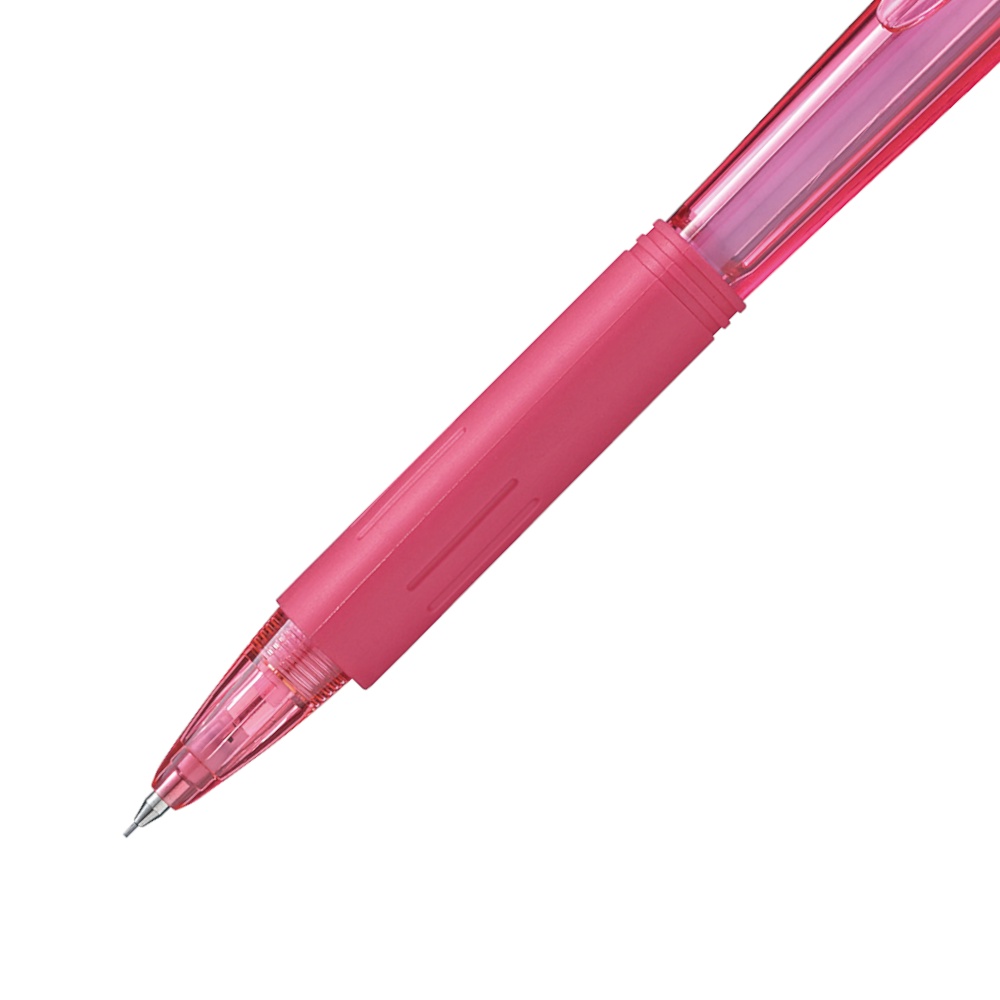 Pentel ดินสอกด ทรงสามเหลี่ยม ขนาด 0.5 มม ด้ามใส จำนวน 1 ด้าม