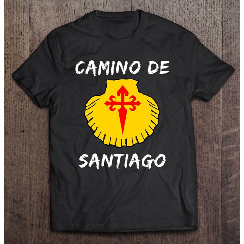เสื้อยืด ลาย Camino De Santiago Compostela Spain St James Way Hiker ของขวัญ สําหรับนักเดินป่า
