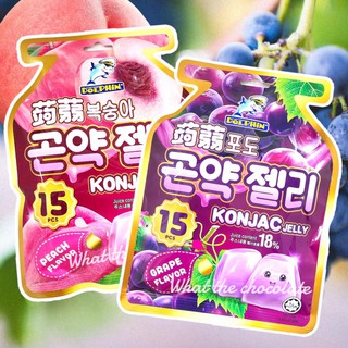 KONJAC JELLY เยลลี่บีบเกาหลี (ห่อใหญ่ 15 ชิ้น)