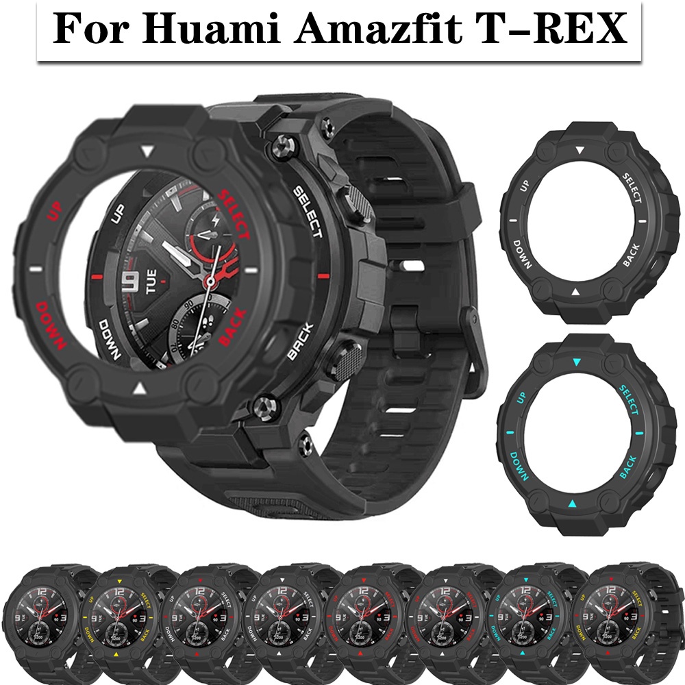 สําหรับ Huami Amazfit T-rex2 / T-REX A1918 / Trex Pro เคสป้องกันสมาร์ทวอทช์ กรอบป้องกัน เคสพลาสติกแข็ง ฝาครอบป้องกัน กันชน - รูปที่ 7