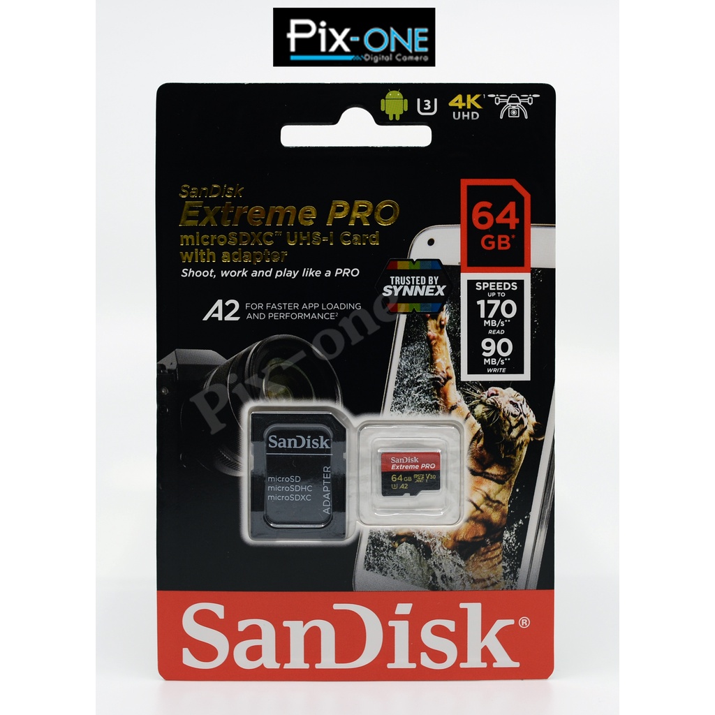 SanDisk Extreme Pro microSD 64 GB (170Mb/s)