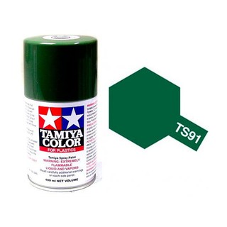 Tamiya Spray Color สีสเปร์ยทามิย่า TS-91 DARK GREEN(JGSDF) 100ML