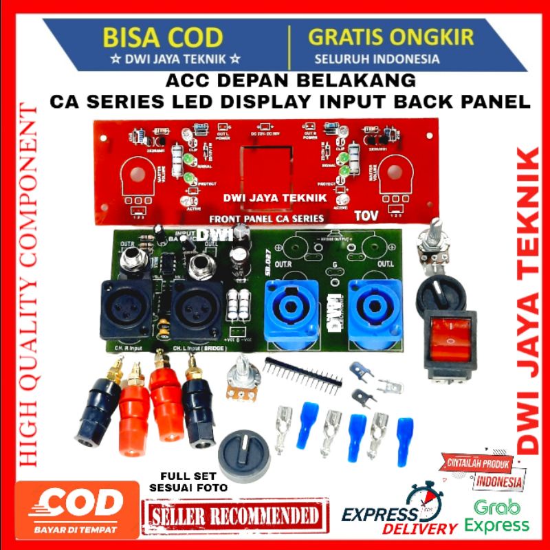 CA SERIES FRONT LED PACKAGE PLUS แผงหลัง INPUT CA SERIES CA10 CA12 CA 20 CA 30