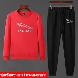 BK431-O+AA357 ชุดเซ็นหน้าหนาว เสื้อแขนยาวคู่กางเกงขายาว size 32-46