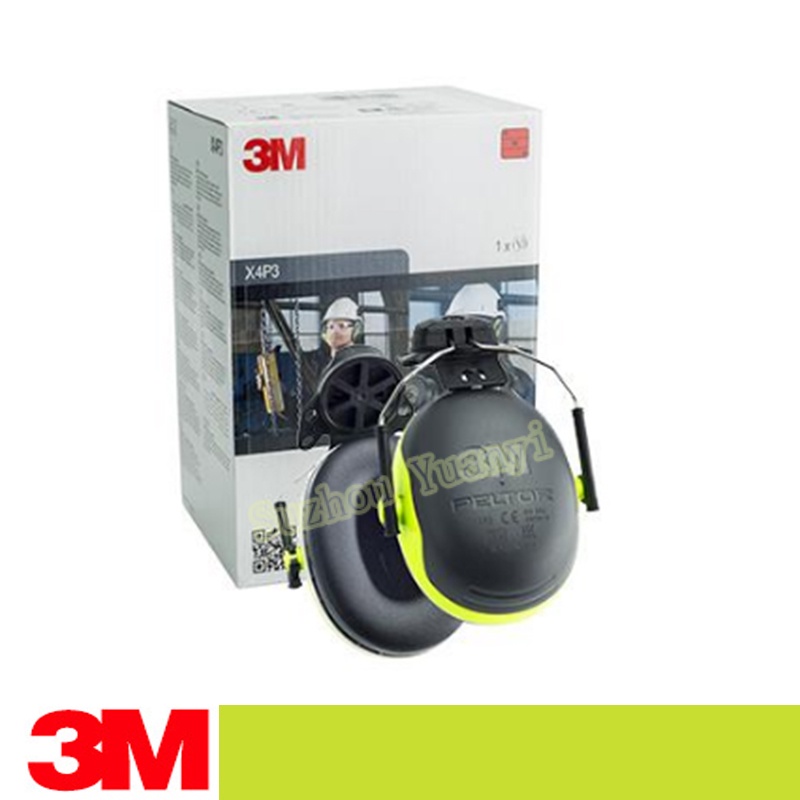 3m X4P3E ที่ปิดหูกันหนาว Peltor CapMount Earmuffs Defender หมวกกันน็อคสิ่งที่แนบมารุ่น 3MX4P3 3M X4P