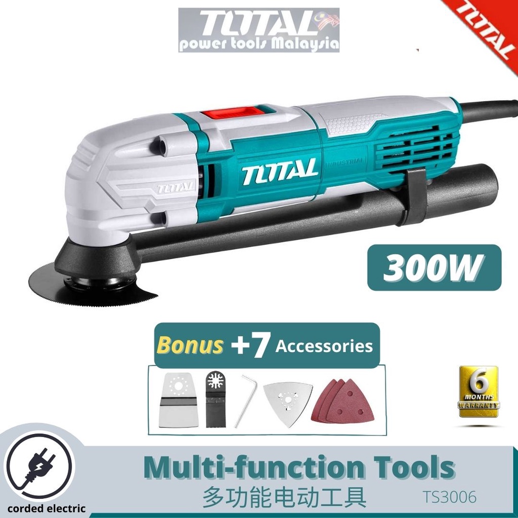 Total เครื่องมือมัลติฟังก์ชั่นมัลติฟังก์ชั่นมัลติฟังก์ชั่น 300W - TS3006