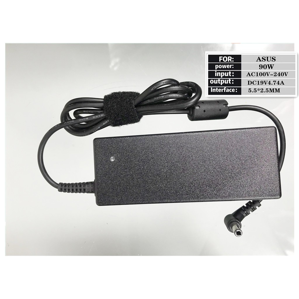 ZS Adapter Notebook อะแดปเตอร์ For ASUS 19V 4.74A หัว 5.5x2.5 (สีดำ)แถม สายไฟ AC - รูปที่ 3