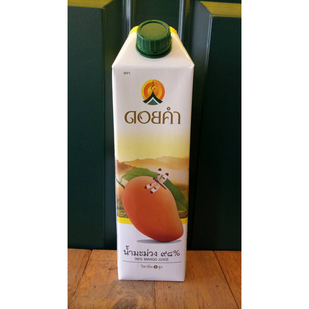 ดอยคำน้ำมะม่วง ๙๘% 1,000 มล. (1กล่อง) EXP : 25/11/25