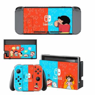 SHINCHAN สติกเกอร์ลายชินจังสําหรับ Nintendo Switch 7 สี